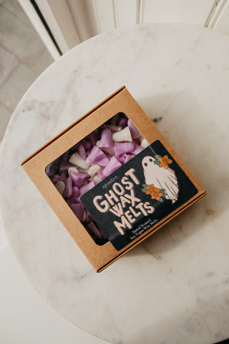 Ghost Halloween Autumn Santal Scented Shimmer Wax Melts