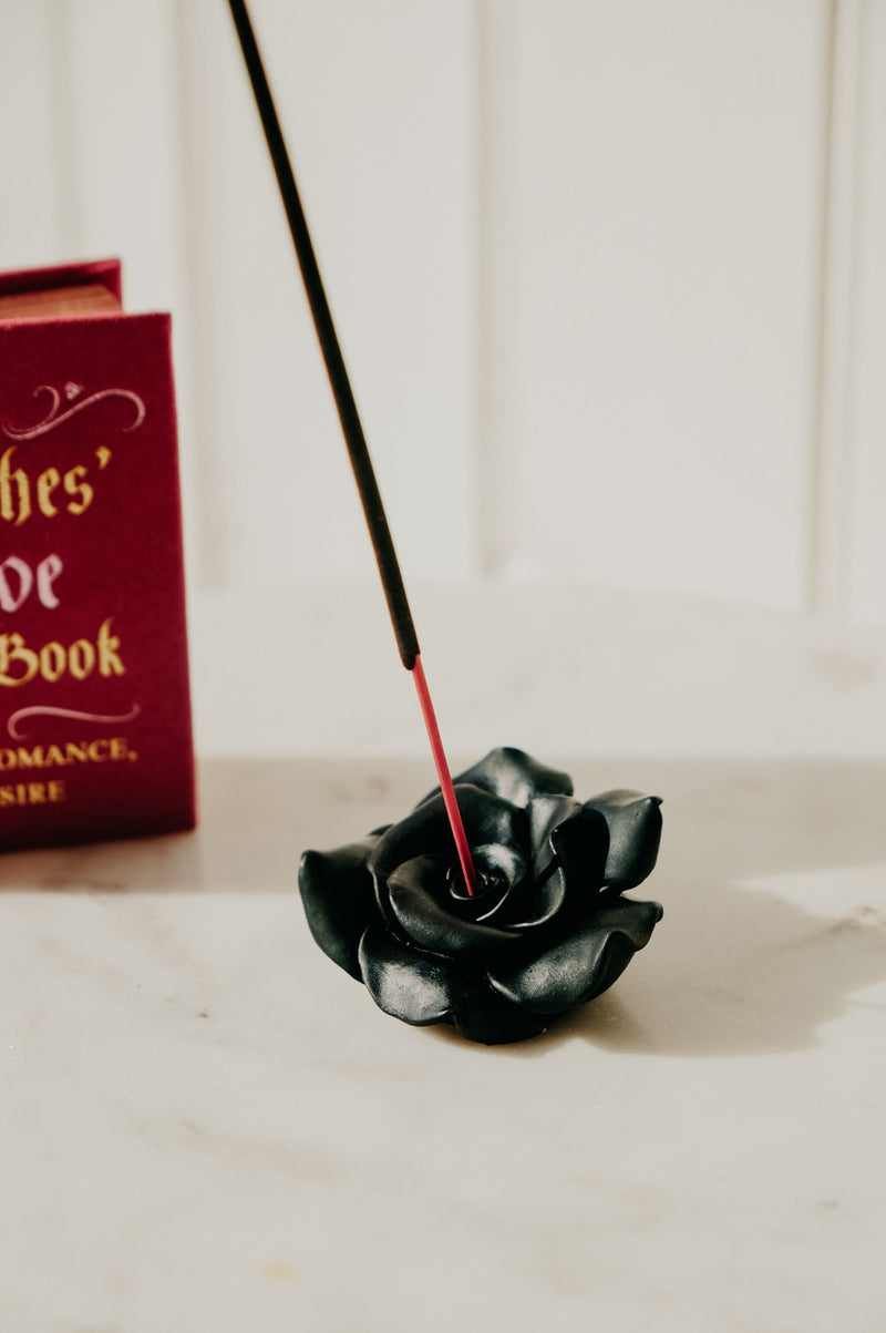 Black Rose Halloween Autumn Incense Stick Holder