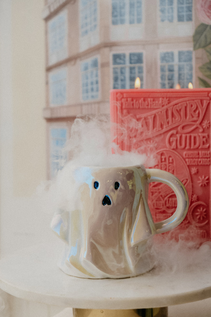 Gigi XL Iridescent Ghost Halloween Autumn Mug