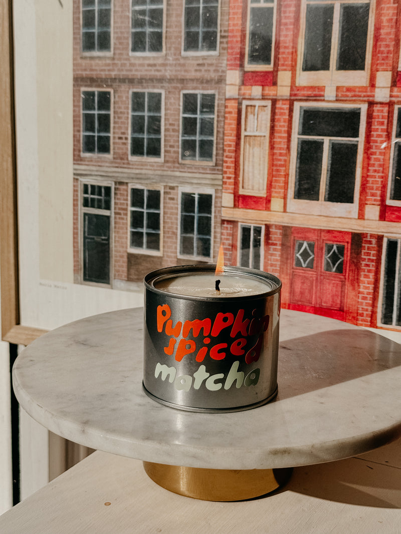 Pumpkin Spiced Matcha Soy Wax Candle