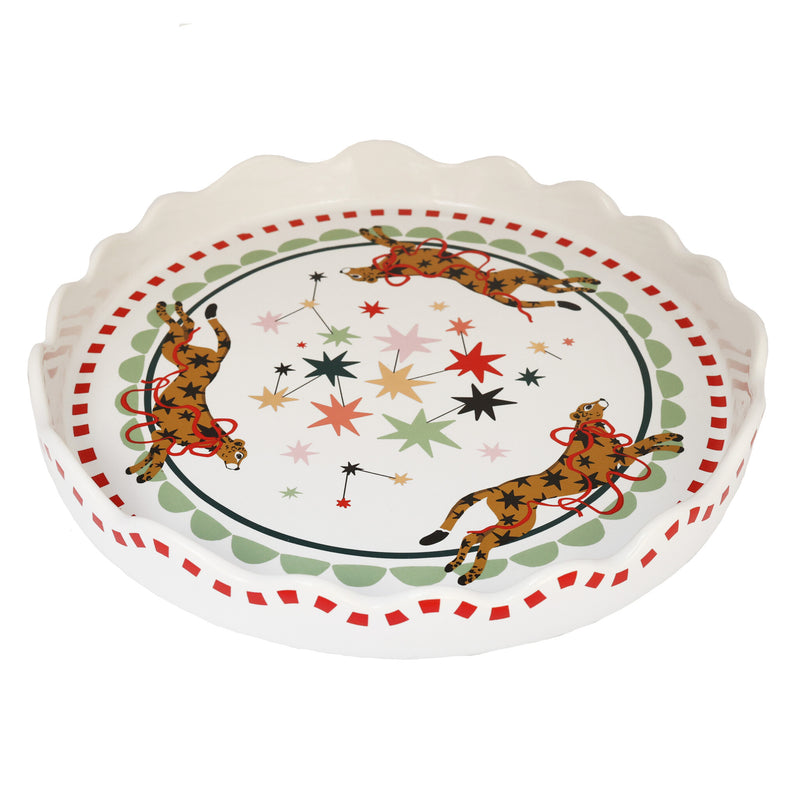 Nico Leopard and Stars Cake Stand