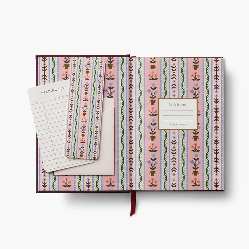 Book Club Embroidered Journal Diary Book