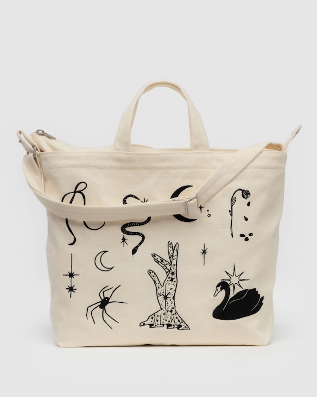 Baggu Horizontal Ballet Icons Coquette Tote Bag
